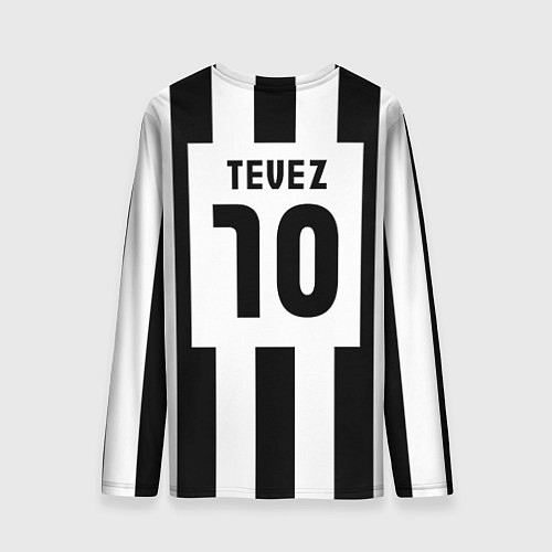 Мужской лонгслив Juventus: Tevez / 3D-принт – фото 2