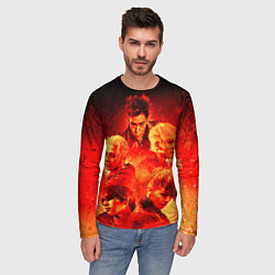 Лонгслив мужской Big Bang: Flame Boys, цвет: 3D-принт — фото 2