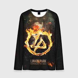 Лонгслив мужской Linkin Park: Burning the skies, цвет: 3D-принт