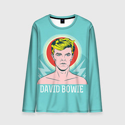 Мужской лонгслив David Bowie: pop-art