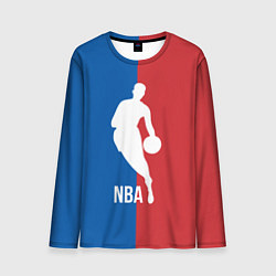 Лонгслив мужской Эмблема NBA, цвет: 3D-принт