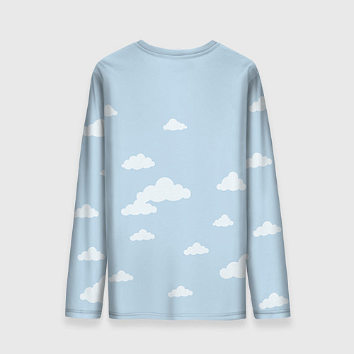 Мужской лонгслив Влюбленные на шаре / 3D-принт – фото 2