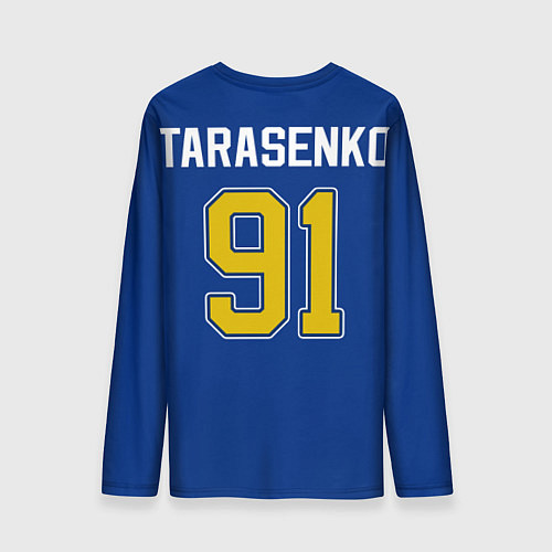 Мужской лонгслив St Louis Blues: Tarasenko 91 / 3D-принт – фото 2