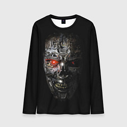 Лонгслив мужской Terminator Skull, цвет: 3D-принт