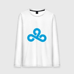 Лонгслив хлопковый мужской Cloud 9, цвет: белый