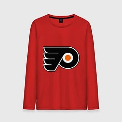 Лонгслив хлопковый мужской Philadelphia Flyers, цвет: красный