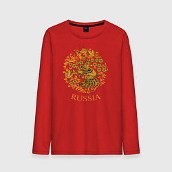 Лонгслив хлопковый мужской Russia Forever, цвет: красный
