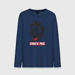 Мужской лонгслив Obey me. Подчиняйся мне!