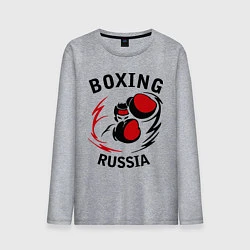 Мужской лонгслив Boxing Russia Forever