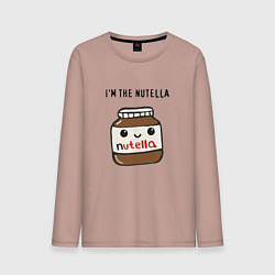 Мужской лонгслив Нутелла