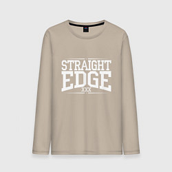 Мужской лонгслив Straight edge xxx