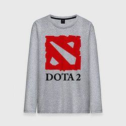 Мужской лонгслив Dota 2: Logo