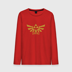 Лонгслив хлопковый мужской The Legend of Zelda, цвет: красный