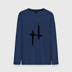 Мужской лонгслив Hunt: Showdown Black Logo