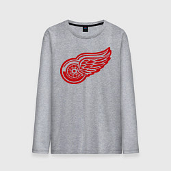 Лонгслив хлопковый мужской Detroit Red Wings: Pavel Datsyuk, цвет: меланж