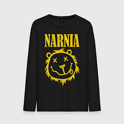 Лонгслив хлопковый мужской Narnia, цвет: черный