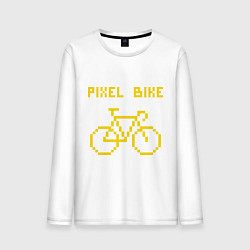 Мужской лонгслив Pixel Bike one color