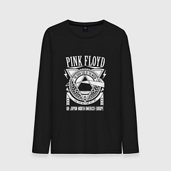 Лонгслив хлопковый мужской Pink Floyd, цвет: черный