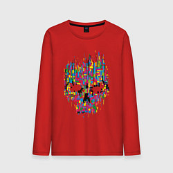 Мужской лонгслив Череп