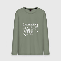 Лонгслив хлопковый мужской Black Sabbath, цвет: авокадо