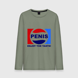 Мужской лонгслив Penis. Enjoy the taste