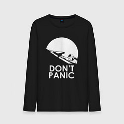Мужской лонгслив Elon: Don't Panic