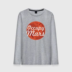 Мужской лонгслив Elon Musk: Occupy Mars