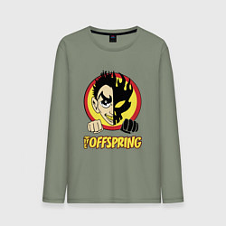 Лонгслив хлопковый мужской The Offspring Boy, цвет: авокадо