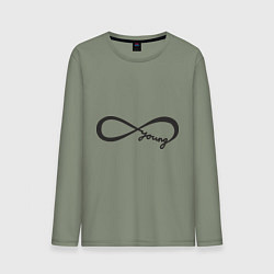 Мужской лонгслив Вечно молодой
