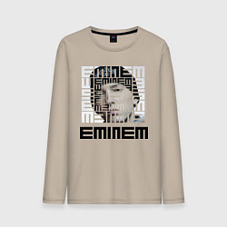 Лонгслив хлопковый мужской Eminem labyrinth, цвет: миндальный