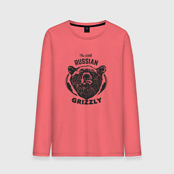 Мужской лонгслив Russian Grizzly