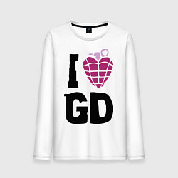 Мужской лонгслив I love GD