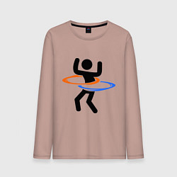 Мужской лонгслив Portal Рoops