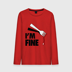 Мужской лонгслив Im Fine Fork