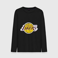 Лонгслив хлопковый мужской LA Lakers, цвет: черный