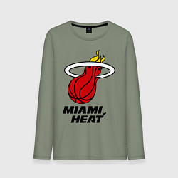 Мужской лонгслив Miami Heat-logo