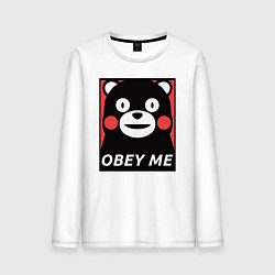 Мужской лонгслив Kumamon: Obey Me