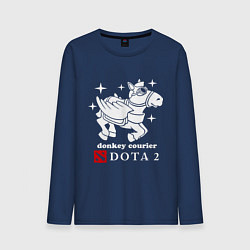 Мужской лонгслив Dota 2: Donkey courier