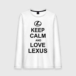 Мужской лонгслив Keep Calm & Love Lexus