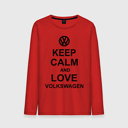 Мужской лонгслив Keep Calm & Love Volkswagen