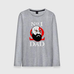 Мужской лонгслив Dad Kratos