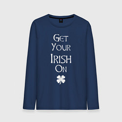 Мужской лонгслив Get your irish on!