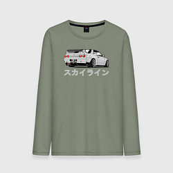 Мужской лонгслив R32 GODZILLA