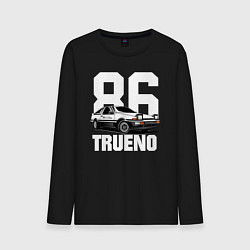Лонгслив хлопковый мужской TRUENO 86 цвета черный — фото 1