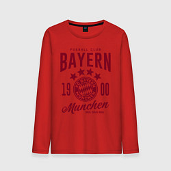 Лонгслив хлопковый мужской Bayern Munchen 1900 цвета красный — фото 1