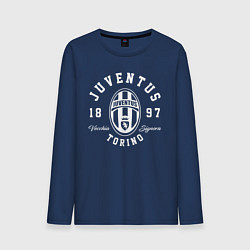 Лонгслив хлопковый мужской Juventus 1897: Torino, цвет: тёмно-синий
