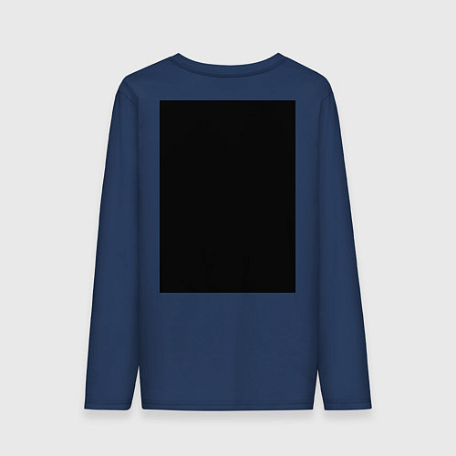 Мужской лонгслив HenTai / Тёмно-синий – фото 2