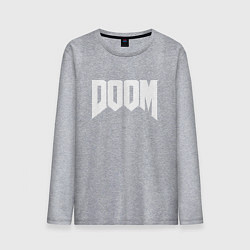 Лонгслив хлопковый мужской DOOM, цвет: меланж