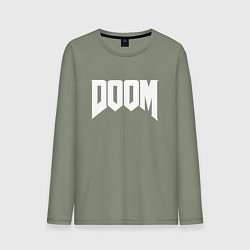 Лонгслив хлопковый мужской DOOM, цвет: авокадо