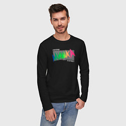 Лонгслив хлопковый мужской Mishka NYC x Tessa Violet, цвет: черный — фото 2